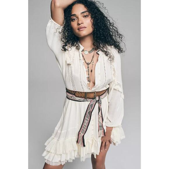 Free People x Bands Of LA Wrap Belt Black NWT - Picture 1 of 4